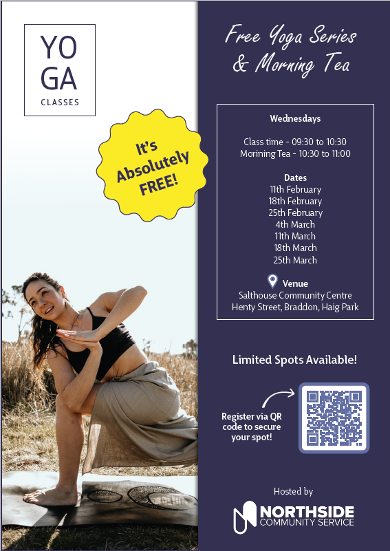 Free Community Yoga Flyer